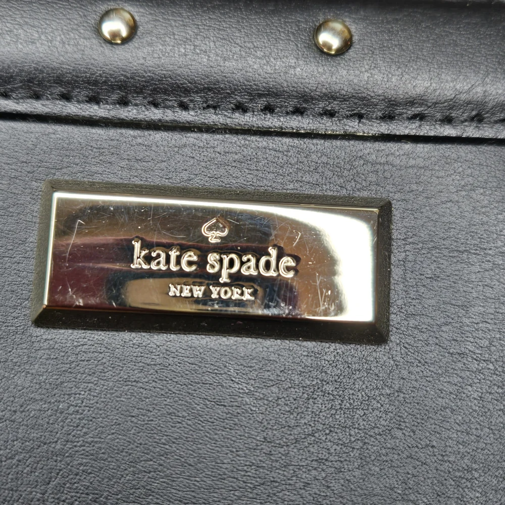 Kate Spade Yulie Helena Street Wristlet Black Studded WLRU2383 NWT